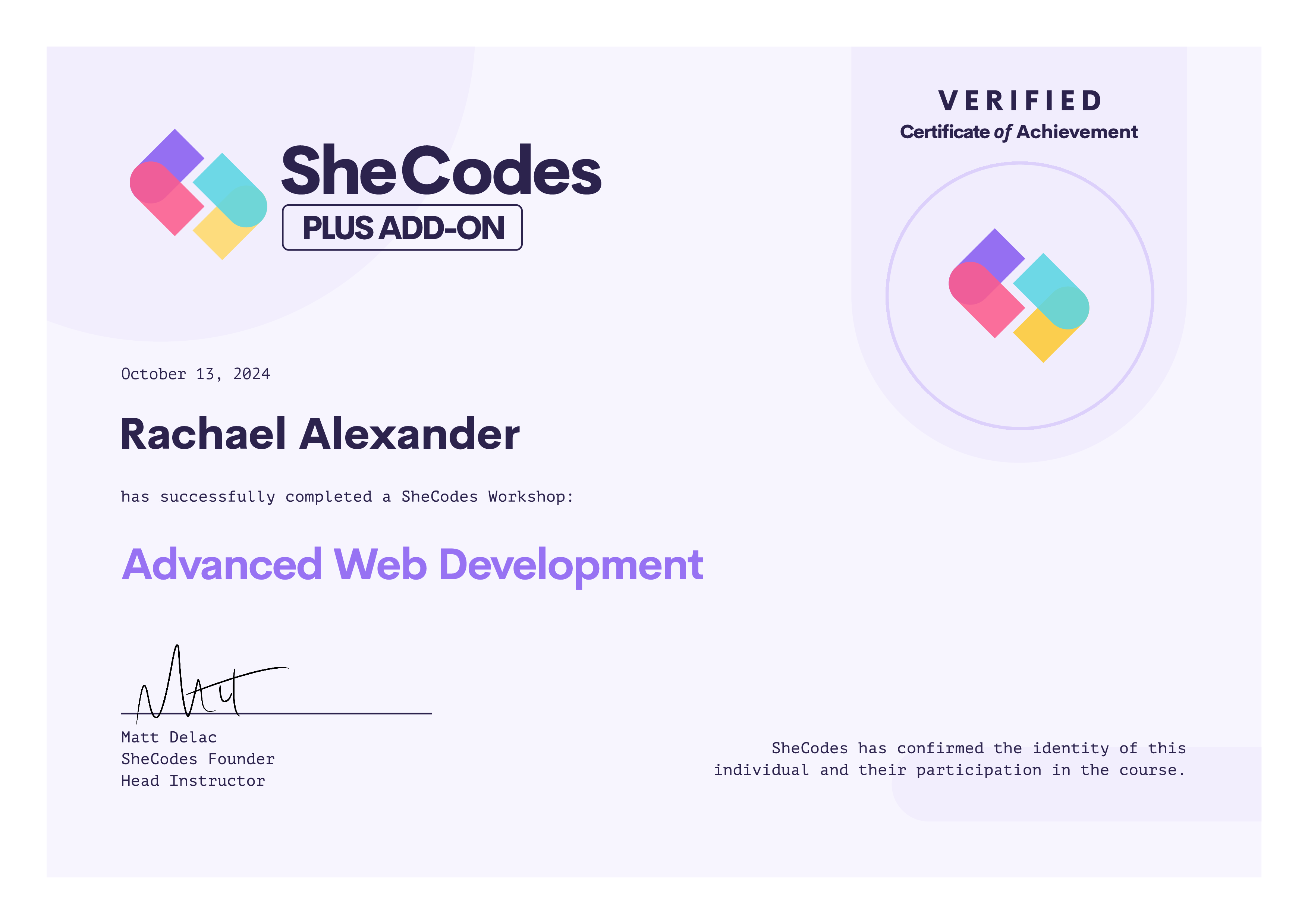 Advanced Web Development